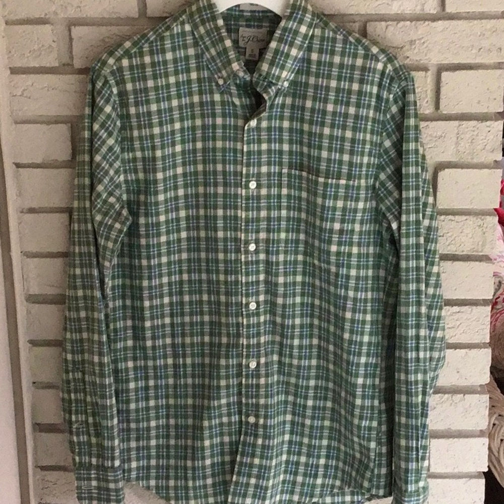 J. Crew Men’s Twill Shirt Size small NWT